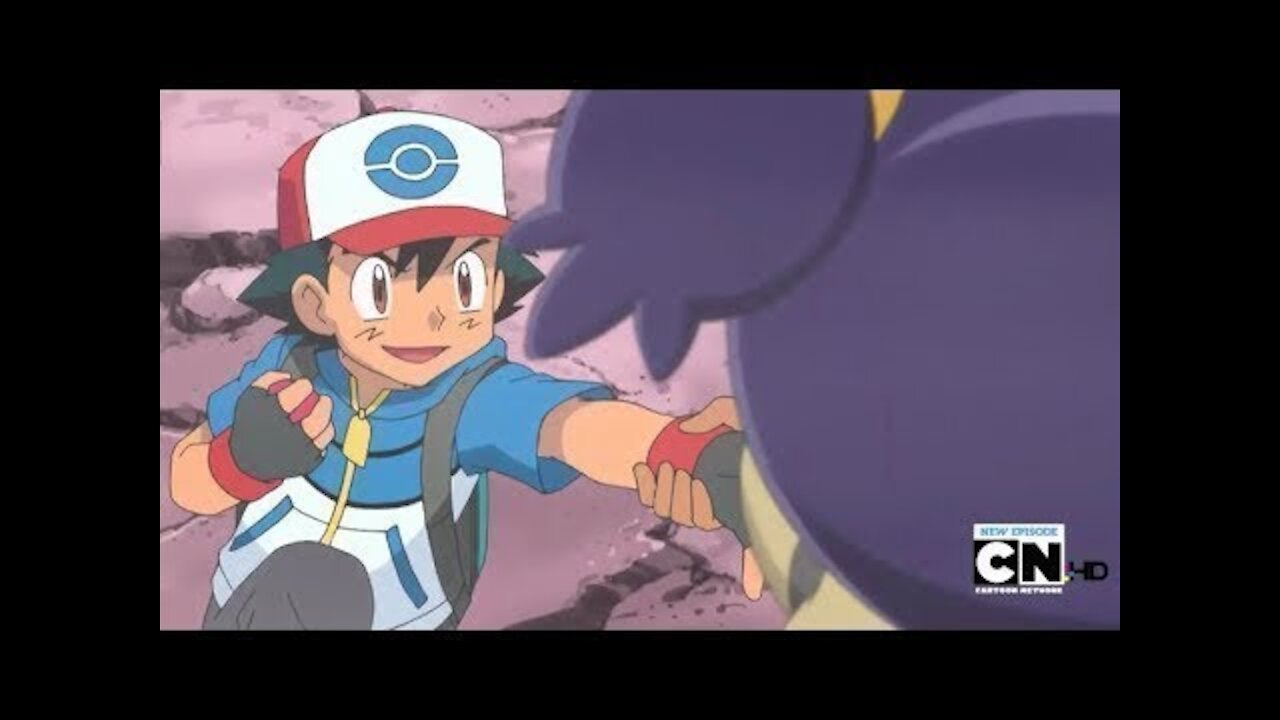 Pokemon Best Wishes A rare soft moment between Ash and Iris