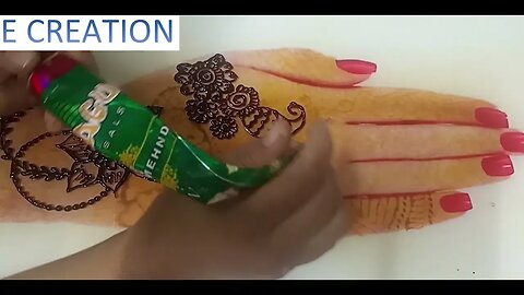 easy new flower mehndi design