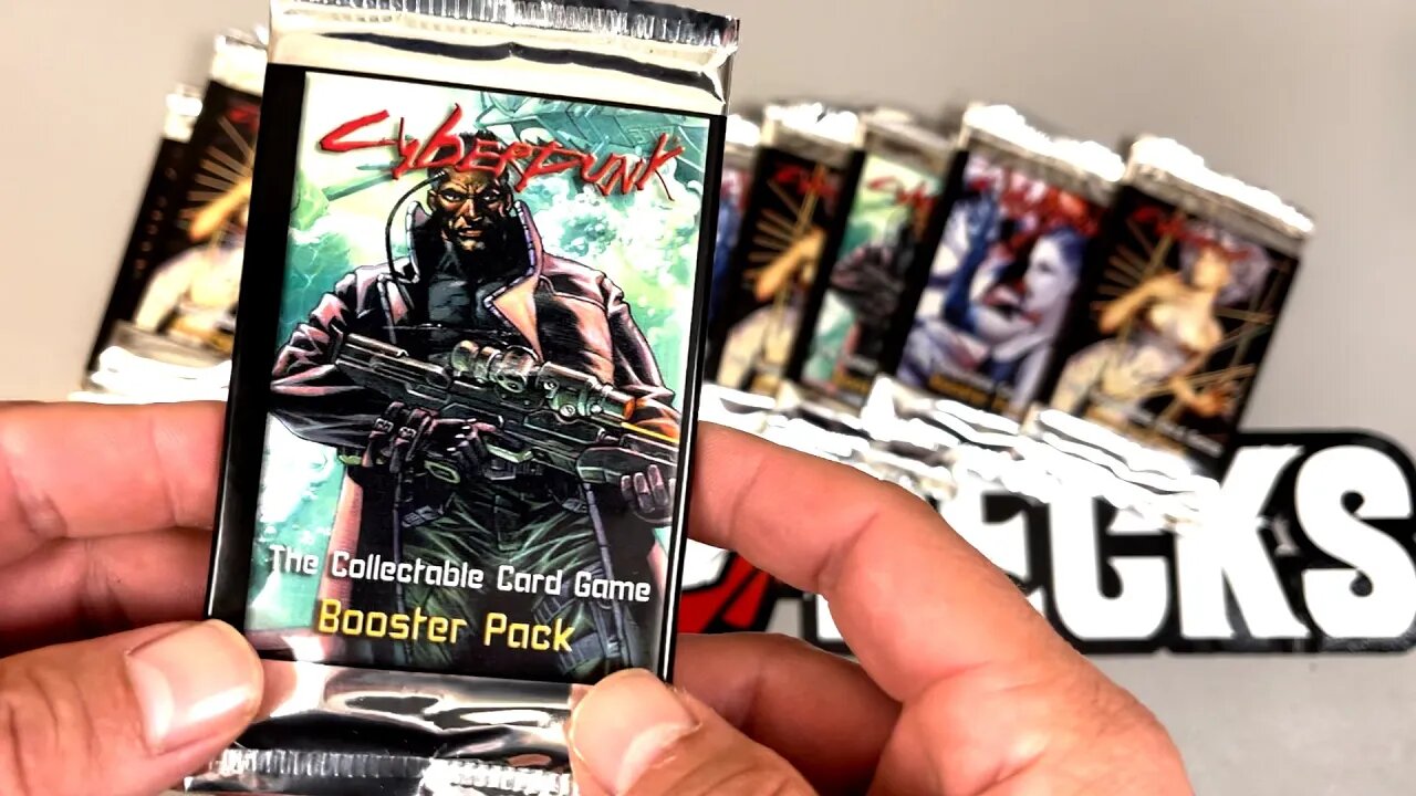 Social Games Cyberpunk 2013 TCG Loose Pack Opening