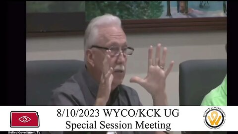 Commissioner Burroughs ￼￼Important clips WYCO KCK UG meeting of 8/10/2023 regarding your taxes