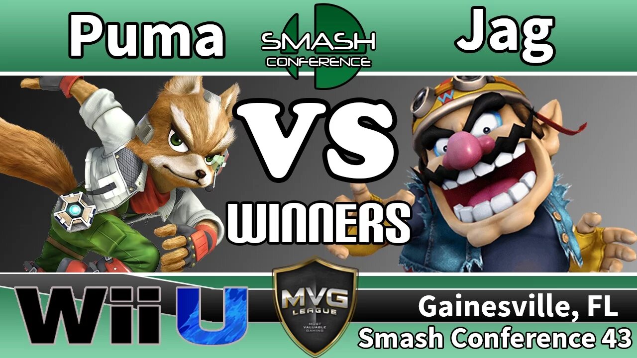 Puma (Fox) vs. Jag (Wario) - SSB4 Winners R4 - SC43