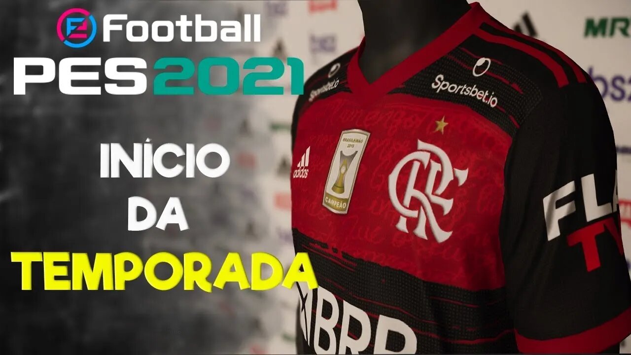 LIVE - PES21/23 - Modo Carreira Treinador reconstruindo o FLAMENGO