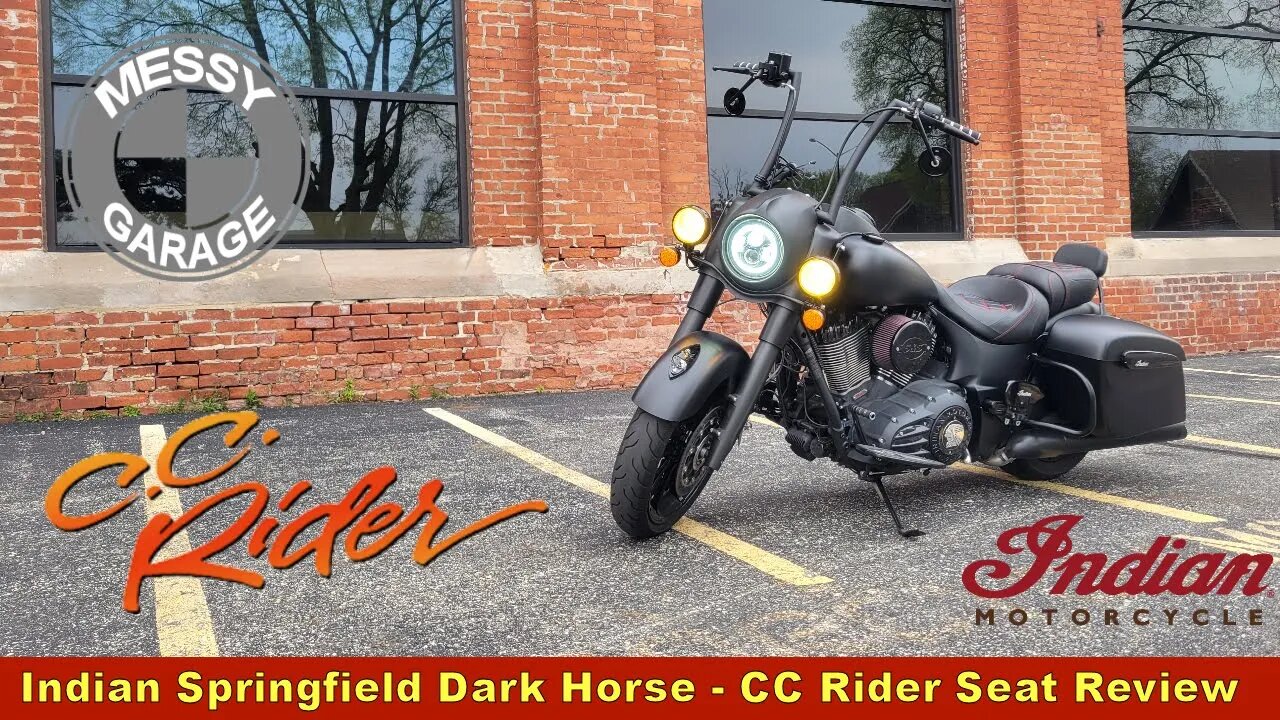 Indian Springfield Dark Horse Modification - CC Rider Seat install/Review