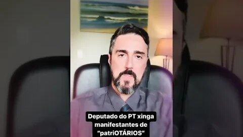 Deputado do PT xinga manifestantes publicamente de "patriOTÁRIOS" #shorts