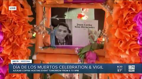 Local businesses honoring Dia De Los Muertos