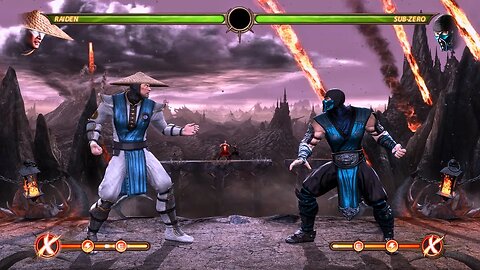 Mortal Kombat 9 Training Raiden Combos