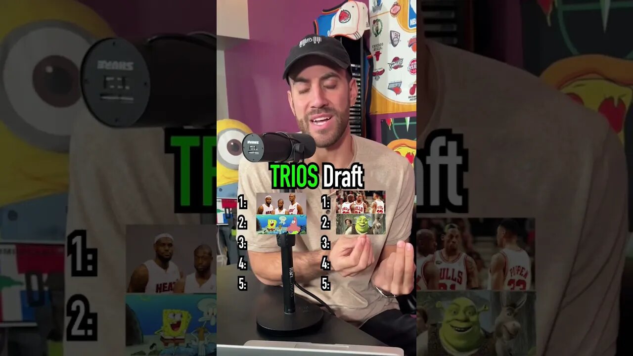 The TRIOS DRAFT! Who Do You Think Won? #shorts #draft