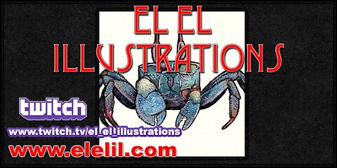 Drawing another Crab in Pastel