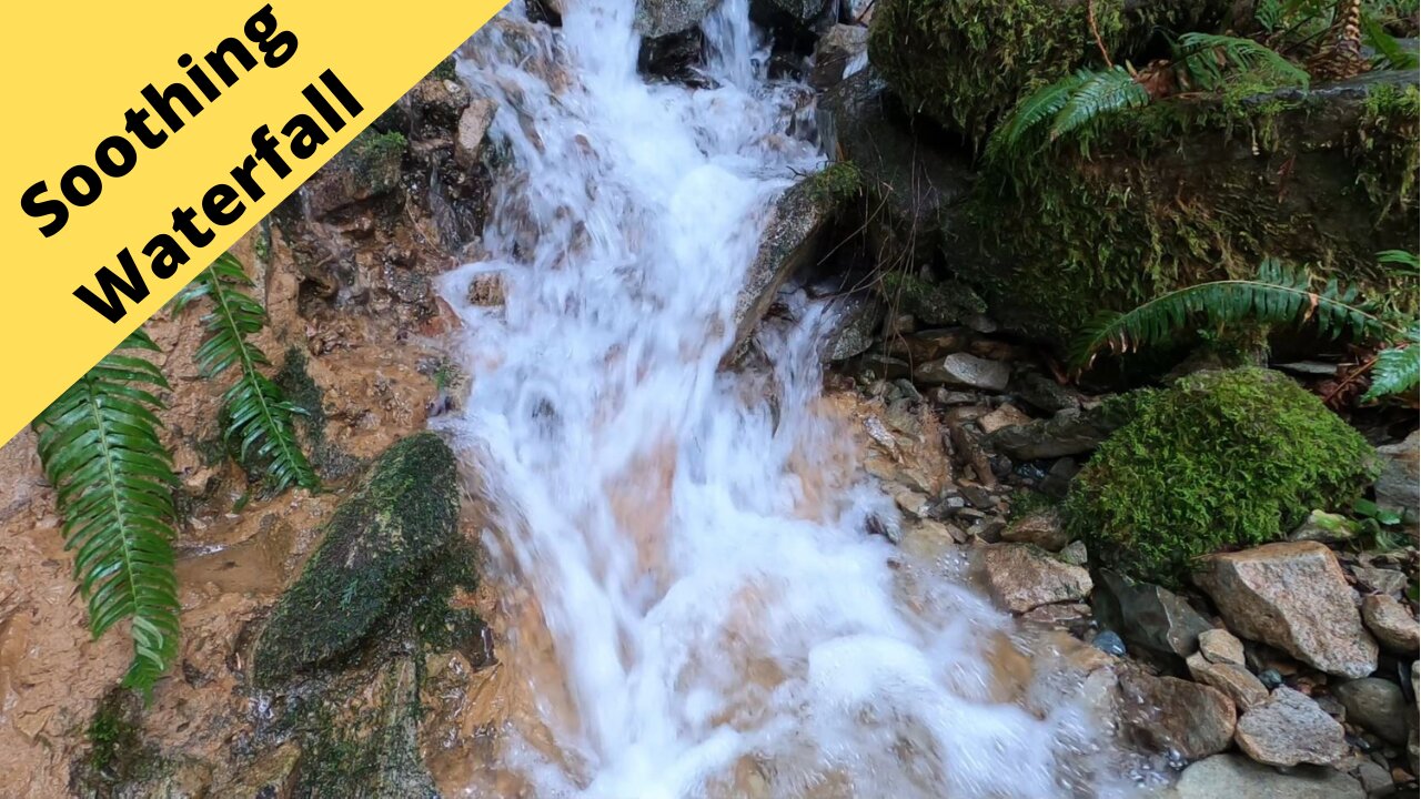 Soothing waterfall on the back roads of Snoqualmie Washington