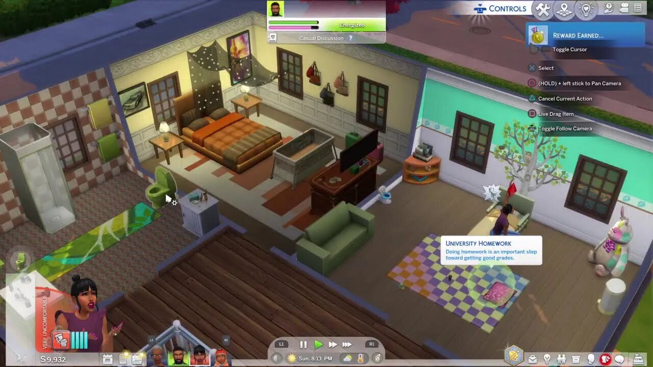 Sims 4-Growing Together #17 House Full Of Dreams and Things To Do(Read Description)