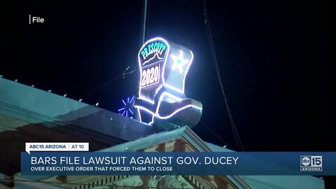 Bars file lawsuit against Gov. Ducey