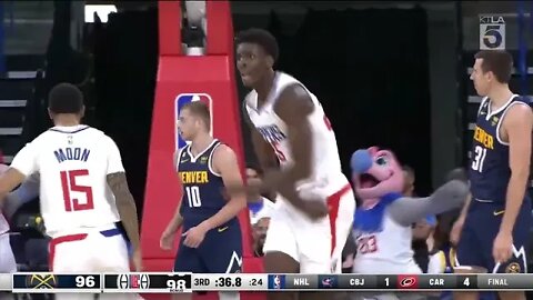 Clippers Bench Go Crazy After Moussa Insane Poster Dunk On Jack White