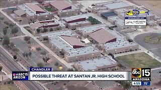 Possible threat at Santan Jr. High School