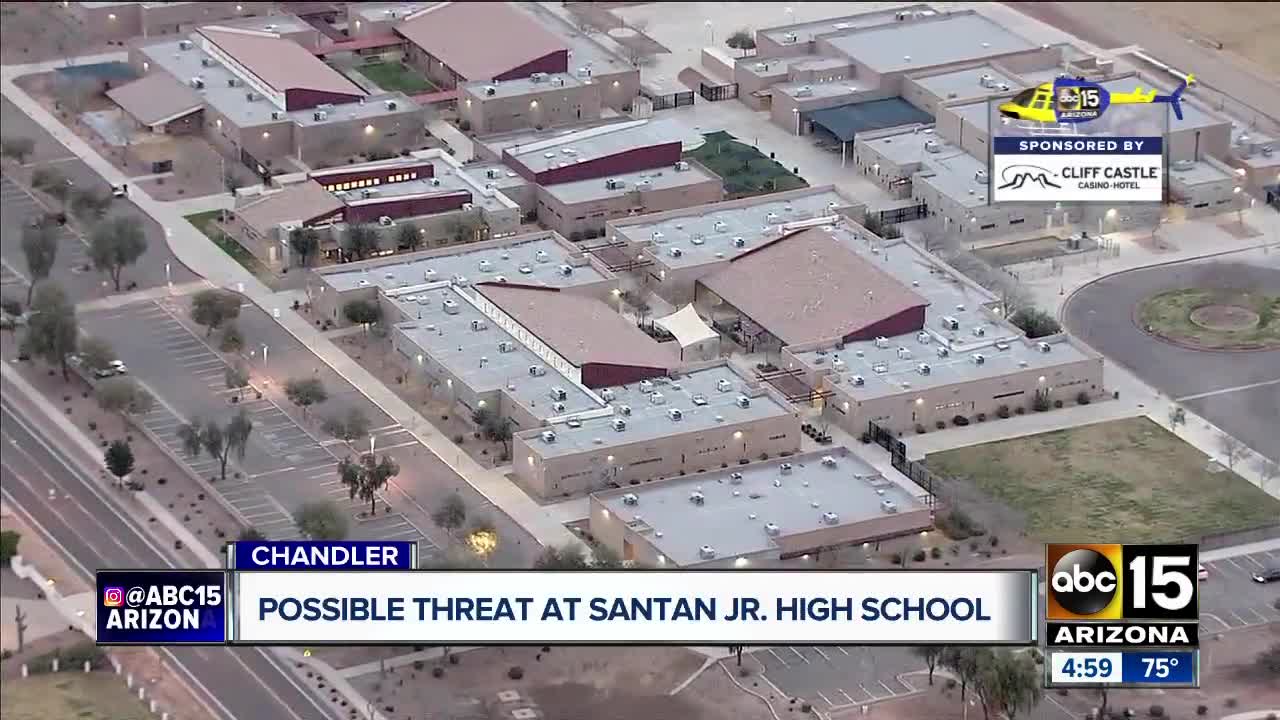 Possible threat at Santan Jr. High School