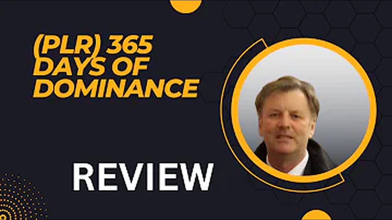 PLR 365 Days Of Dominance Review + 4 Bonuses Woth $997