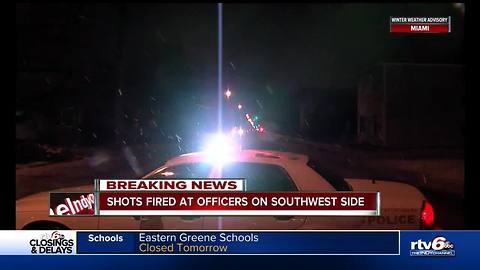 Shots fired at officers on the southwest side