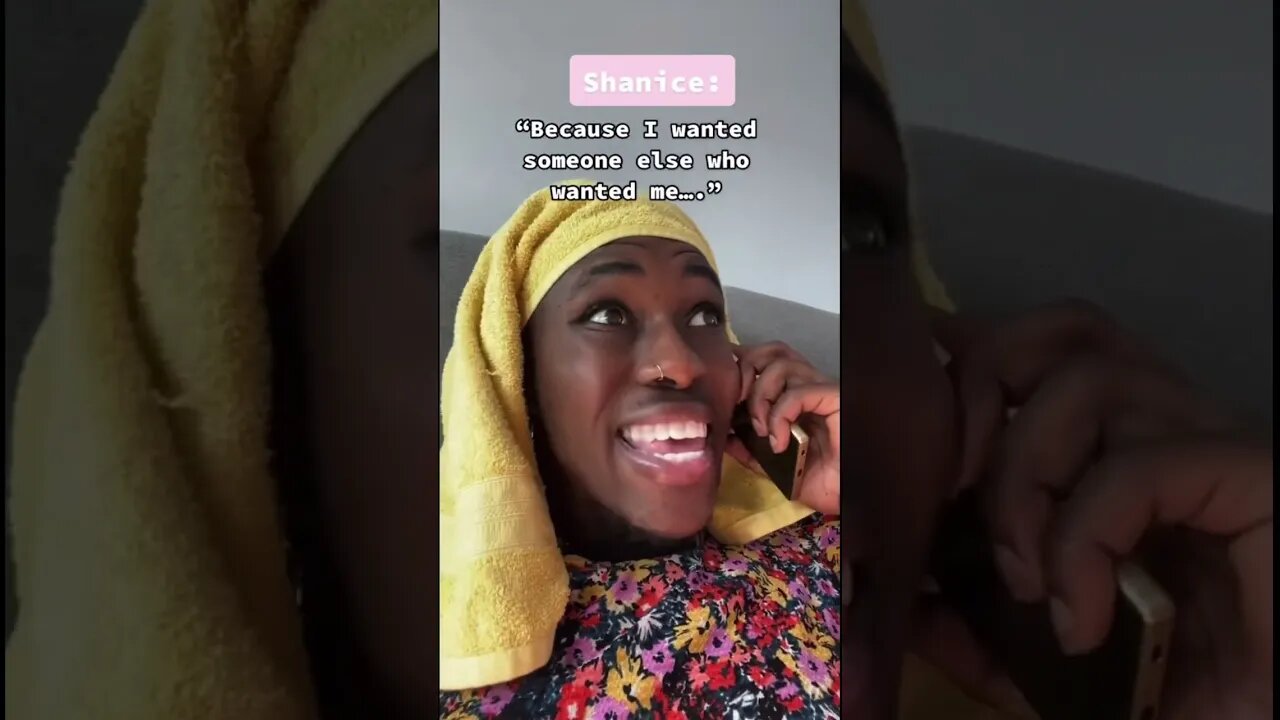 When Shanice comes running back 😂 #skit