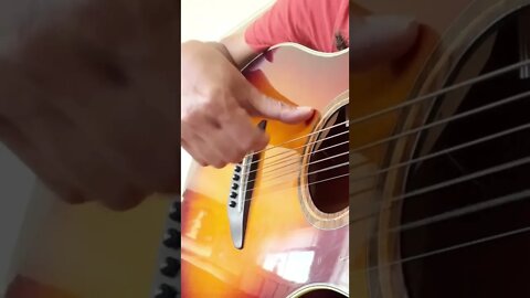 Try this finger style on acoustic guitar #shorts