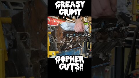 Greasy Grimy Gopher Guts! #shorts