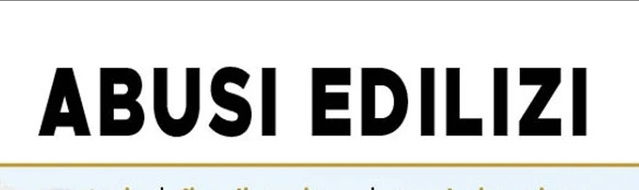 SIETE ANCHE VOI ABUSIVI E FORSE NON LO SAPETE?