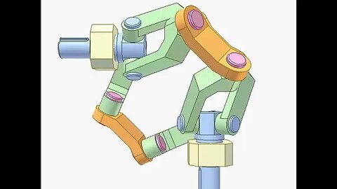 2439 Spherical 4R mechanism 2g