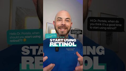 When should you start a retinol? Derm explains! #retinol