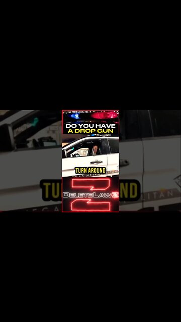 Cops “Drop Gun” and accused of DUI.