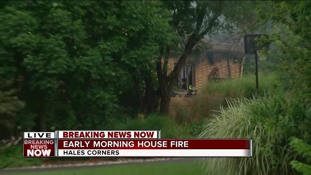 Hales Corner Home Destroyed in Fire