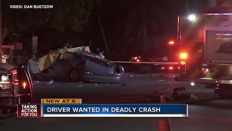 FHP searching for driver who sped off from fatal Seminole crash