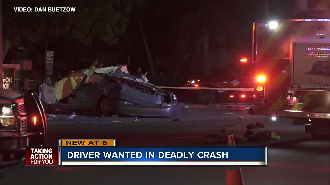 FHP searching for driver who sped off from fatal Seminole crash