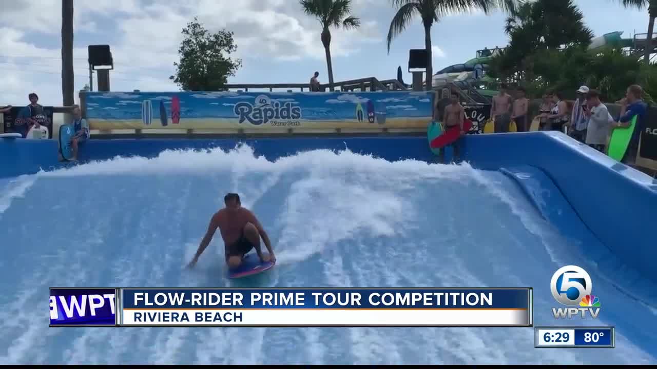 Flow-rider prime tour competition held at Rapids Water Park