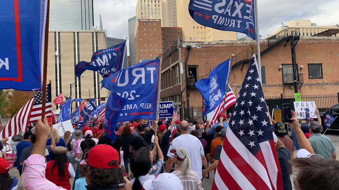 Stop the Steal Rally March - Dallas Texas