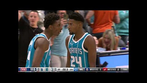 Final 4:24 WILD ENDING Pistons at Hornets | November 21, 2024