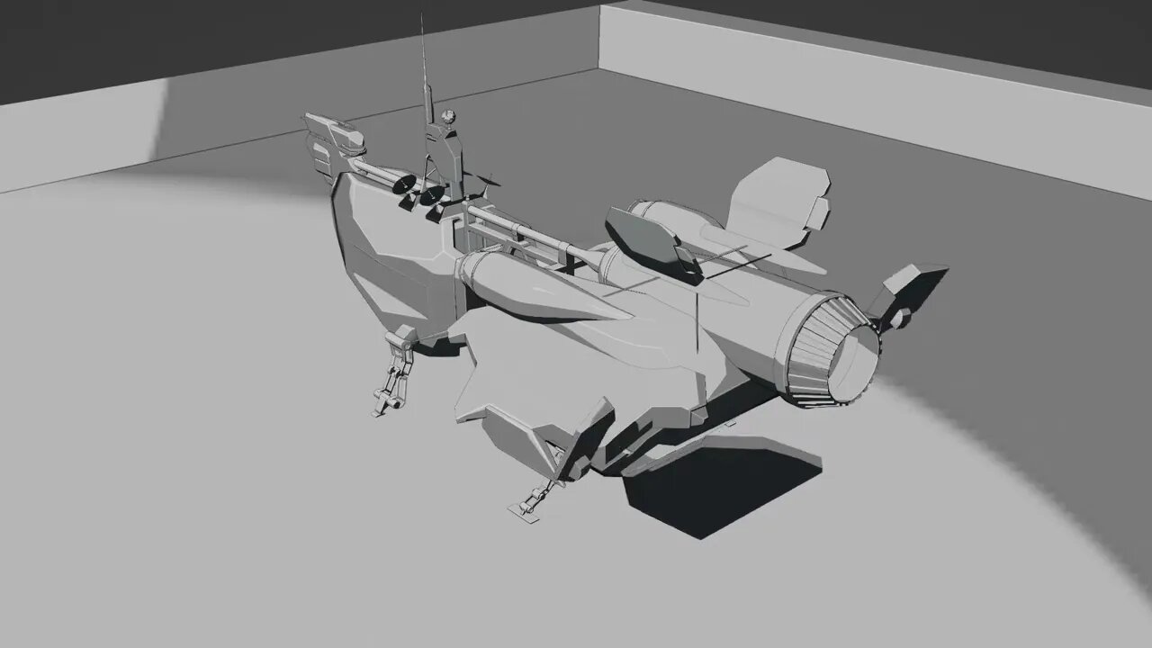 spaceship turnaround ideetje 0010001 0253 landing viewport render