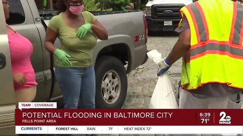 Baltimore prepares for Hurricane Isaias