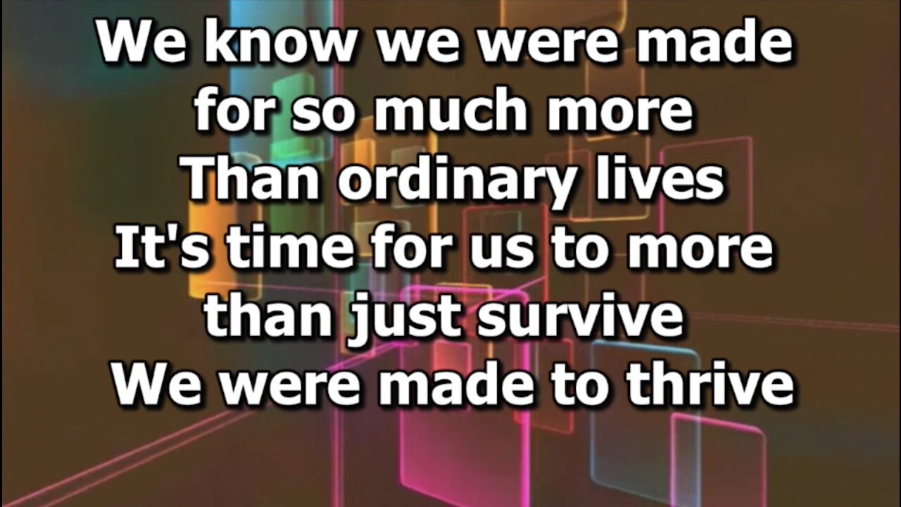 325 Thrive - Lyric Video