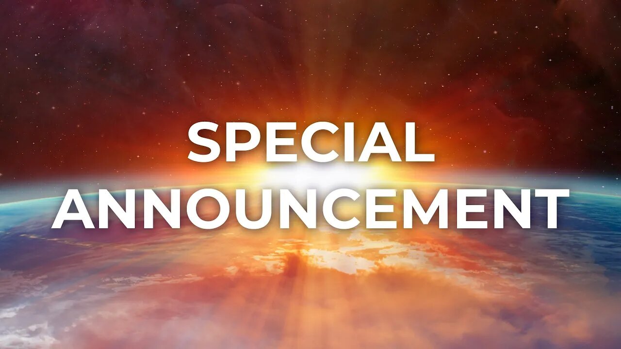 SPECIAL ANNOUNCEMENT!!