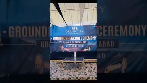 Ground breaking ceremony of grand city faisalabad. #realestate #faisalabadrealtors #grandcity