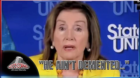 Nancy Pelosi POUNCES on hiding Biden's Obvious Dementia