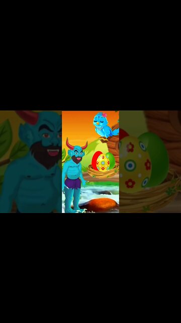 টুনটুনি চিরিয়া ও ডাকু রাক্ষসের গল্প#tuntuni #shorts#daku rakkhosh #tuntunir golpo#youtube short