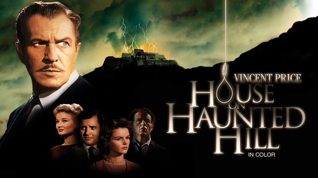 House On Haunted Hill (1959) [Colorized, 4K, 60FPS]