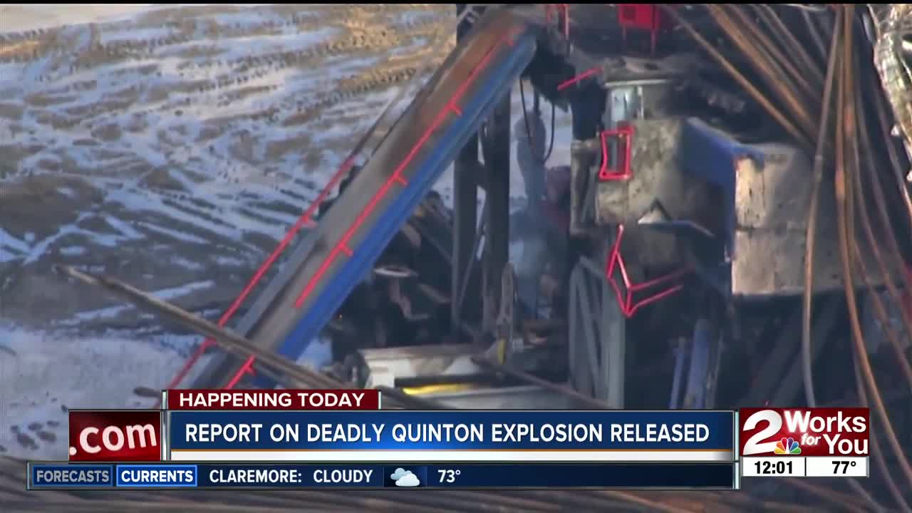 Report on deadly Quinton explosion released