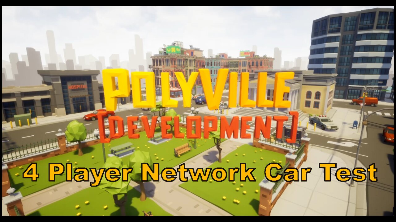 PolyVille Development - Car Enter/Exit Multiplayer - Test Version 2