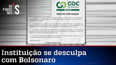 Escola demite professora militante