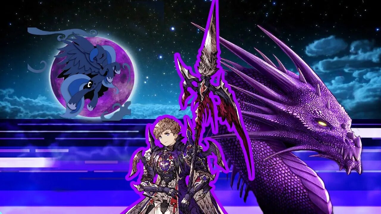 BEHOLD!!! Oberon Heindler the Purple Dragon Lancer King! In the Name of Hope EX Co op