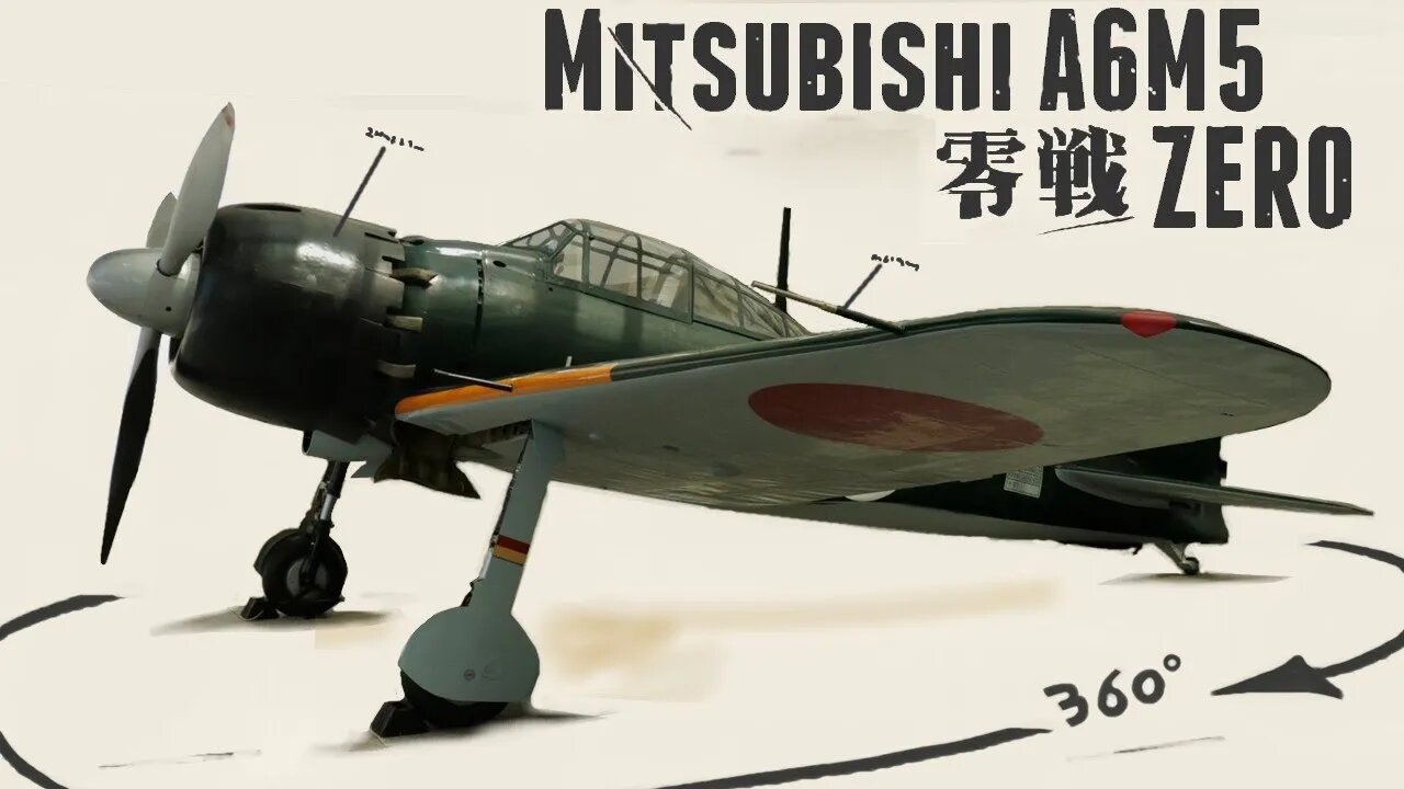 Mitsubishi A6M5 Zero - 零式艦上戦闘機 - Walkaround - Yushukan Museum.