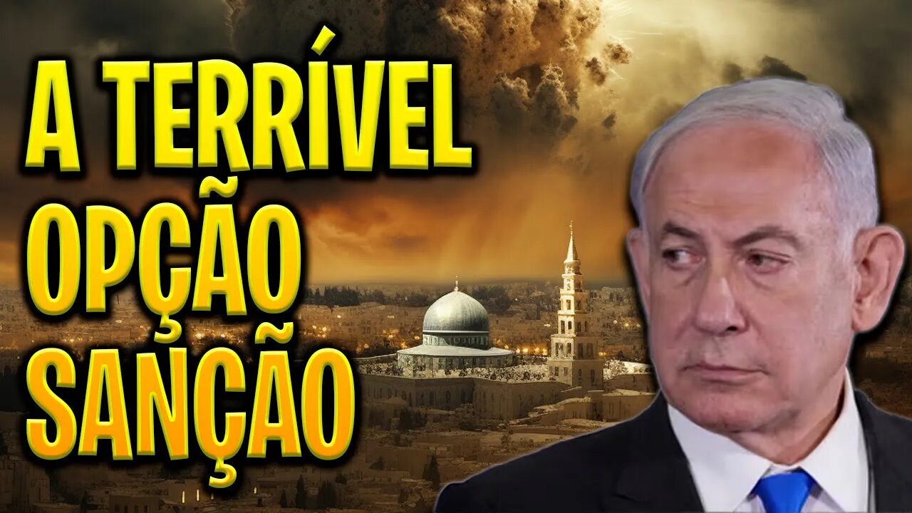 A TERRÍVEL OPÇÃO SANÇÃO DE ISRAEL | JORNALISTA PEDIU AO VIVO | Renato Barros