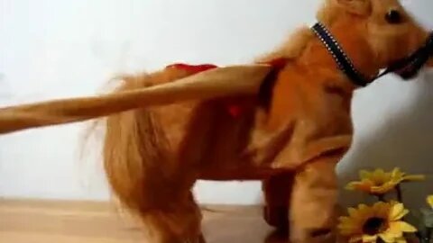 Horse Plush with Leash