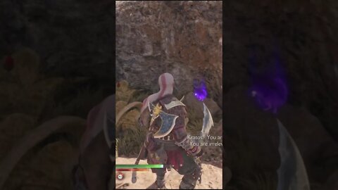 Kratos Teaches A Squirrel To Be More Like Him #godofwarragnarok #gaming #shorts