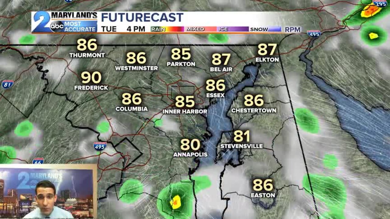 Spotty Storm Chances Continue
